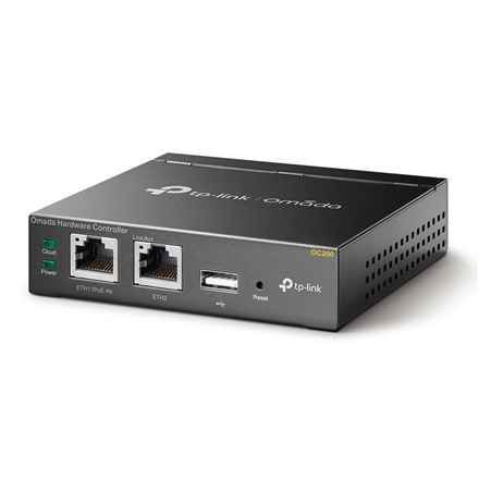 TP-LINK | Contrôleur matériel Omada | OC200 | 10/100 Mbit/s | Ports Ethernet LAN (RJ-45) : 2 | MU-MiMO non | Entrée PoE | 1 port USB 2.0, 1 port Micro USB