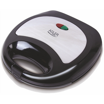Adler | Sandwich maker | AD 3015 | 750 W | Number of plates 1 | Number of pastry 2 | Black