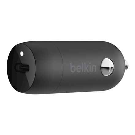 Belkin Boost Charge 20W USB-C Power Delivery Car Charger, Black
