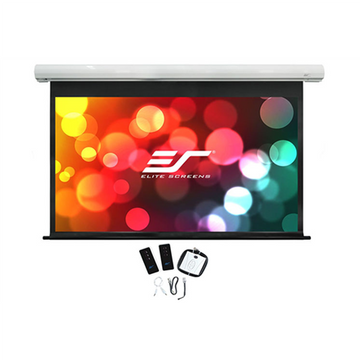 ELITE SCREENS plátno elektrické motorové 110" (279,4cm)/ 16:9/ 137,2×243,8cm/ case bílý/ 12" drop/ MaxWhite FG