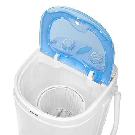 Mesko | Lave-linge semi-automatique | MS 8053 | Chargement par le haut | Capacité de lavage 3 kg | Profondeur 37 cm | Largeur 36 cm | Blanc