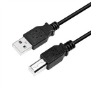Logilink | USB cable USB 2.0 A to B 2x male | CU0009B | USB-A to USB-A USB-B male | USB-A male-1