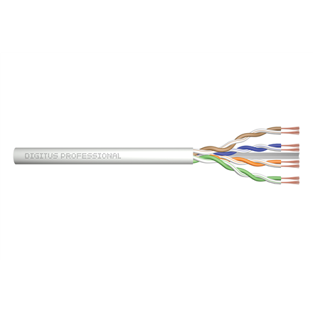 Kabel teleinformatyczny patchcordowy kat.6A, U/UTP, linka, AWG 26/7, LSOH, 100m, karton, szary