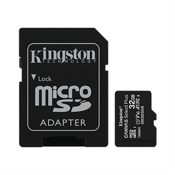 Kingston MicroSD Card Canvas Select Plus 32GB Class 10 UHS-I + Adapter Black EU (SDCS2/32GB) - 0
