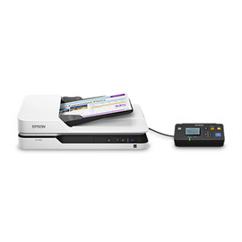 SCANNER EPSON DS-1630, A4, tip flatbed,viteza scan:25ppm alb-negru/color, rez. op 600x600dpi, ADF 50 pag, duplex, senzor CCD, interfata:USB 3.0, retea optional, vol scan 1500 pagini/zi., "B11B239401"