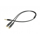 Gembird 3.5 mm audio + microphone adapter Metal-2