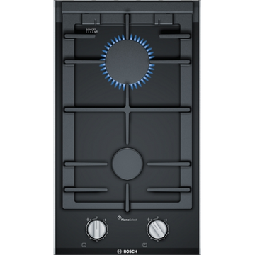 Bosch PRB3A6B70 hob Black Built-in Gas 2 zone(s)