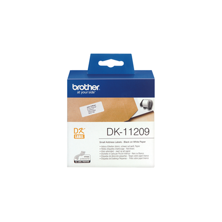 BROTHER P-Touch DK-11209 die-cut adress label small 29x62mm 800 labels