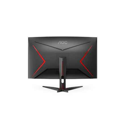 Écran d'ordinateur AOC G2 C32G2ZE/BK 80 cm (31,5") 1920 x 1080 pixels Full HD LED Noir, Rouge