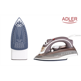 Adler | Iron | AD 5030 | Steam Iron | 3000 W | Water tank capacity 310 ml | Continuous steam 20 g/min | Brown