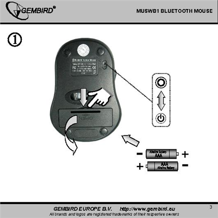 Gembird BT mouse