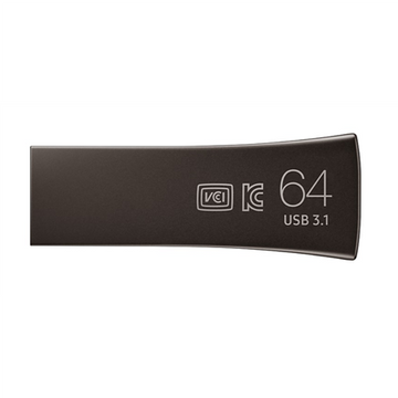 Samsung | BAR Plus | MUF-64BE4/APC | 64 GB | USB 3.1 | Grey