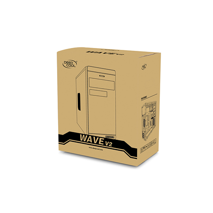 CARCASA DEEPCOOL WAVE v2, Mini Tower mATX, fara sursa, USB 2.0 x 2, USB 3.0 x 1, Jack 3.5mm x 2 , "DP-MATX-DPWAVE2"