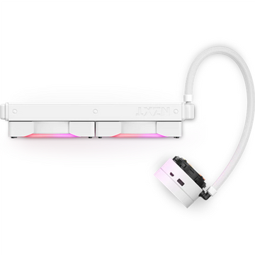 Ventilateurs RGB blancs NZXT Kraken X63 280 mm