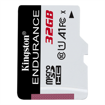 Kingston 32GB microSDHC Endurance 95R/30W C10 A1 UHS-I Card Only - 0