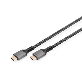 Kabel Premium połączeniowy HDMI 2.1 Ultra HighSpeed 8K60Hz UHD Typ HDMI A/A M/M 3m Czarny