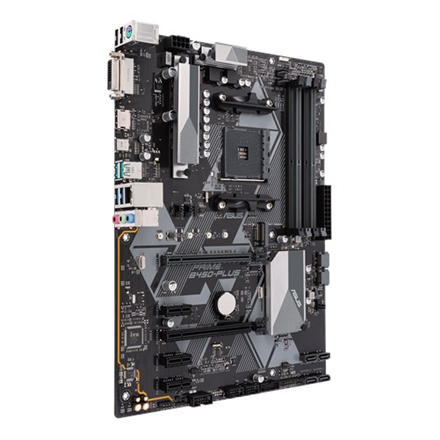PLACA de BAZA Asus "PRIME B450-PLUS", skt AM4, ATX, AMD B450, 4 x DDR4, max. 64 GB, 6 x SATA, 1 x M.2, 7.1, "PRIME B450-PLUS"