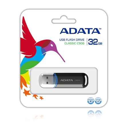 Clé USB ADATA 32 Go C906 USB Type-A 2.0 Noir