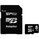 Carte mémoire microSDHC Silicon Power 8 Go Classe 10 + adaptateur