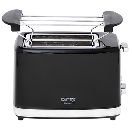 Camry | Grille-pain | CR 3218 | Puissance 750 W | Nombre de fentes 2 | Boîtier : Plastique | Noir