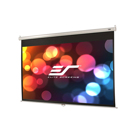 Écrans elite  série manuel  m113nws1  diagonale 113"  1:1  largeur d'affichage l 203 cm  blanc