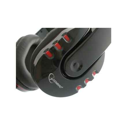 Casque/micro-casque filaire Gembird GHS-402 pour jeux vidéo, noir