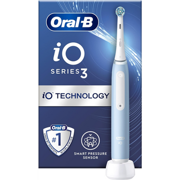Brosse à dents électrique Oral-B IOSERIES3ICE, Adulte, Rotative-oscillante, Bleue