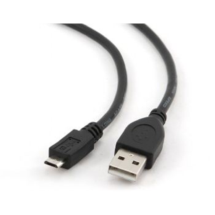 Câble usb gembird ccp-musb2-ambm-6 18 m usb 2.0 usb a micro-usb b noir