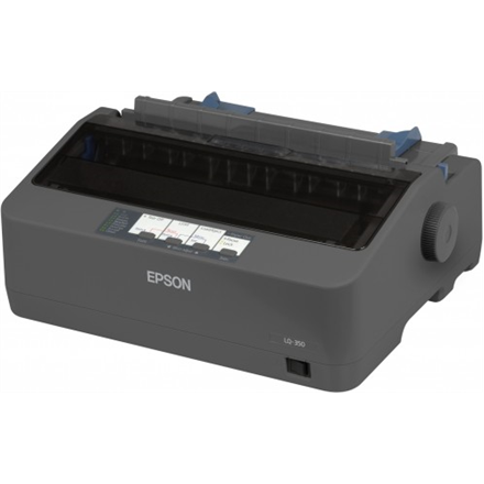 Imprimanta Matriciala Epson LQ-350, A4, Functii: Imprimare, Viteza de Printare Monocrom: , Viteza de printare color: 86-347 chars, Conectivitate:Retea, Duplex:, ADF:, (Timbru Verde 23lei) "C11CC25001"(RAPO)