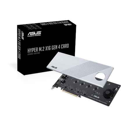 ASUS Hyper M.2 x16 Gen 4 interface cards/adapter Internal
