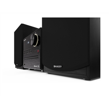 Sharp XL-B512(BK) Hi-Fi Micro System, CD/FM/USB/Bluetooth v5.0, 45W, Black Sharp | Hi-Fi Micro System | XL-B512(BK) | USB port | AUX in | Bluetooth | CD player | Black | FM radio | Wireless connection - 0