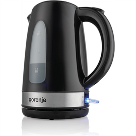 Gorenje | Kettle | K17BK | Standard | 2200 W | 1.7 L | Plastic/ metal | 360° rotational base | Black - 0