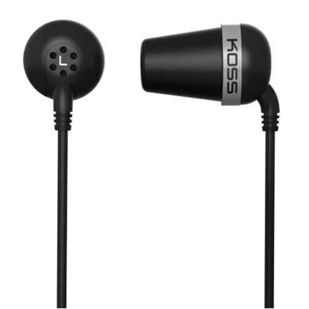Koss | Casque audio | LE CLASSIQUE DU PLUG | Filaire | Intra-auriculaire | Antibruit | Noir