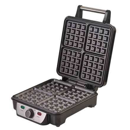 Camry | Gaufrier | CR 3025 | 1150 W | Nombre de pâtisseries : 4 | Belgique | Noir/Inox