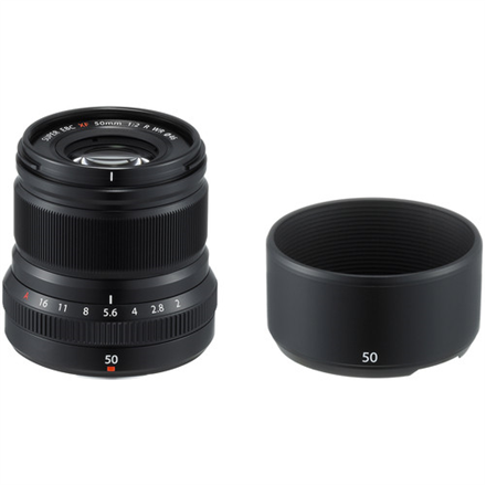 Objectif Fujifilm Fujinon XF 50 mm f/2 R WR, noir