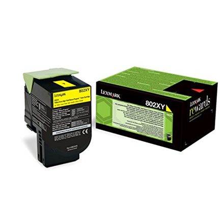 Toner Original Lexmark Yellow, 80C2XYE, pentru CX510, 4K, (timbru verde 1.2 lei) , "80C2XYE"