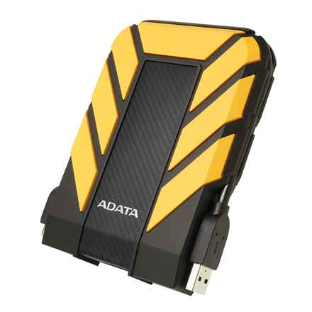 ADATA HD710 Pro external hard drive 1 TB 2.5" Micro-USB B 3.2 Gen 1 (3.1 Gen 1) Black, Yellow