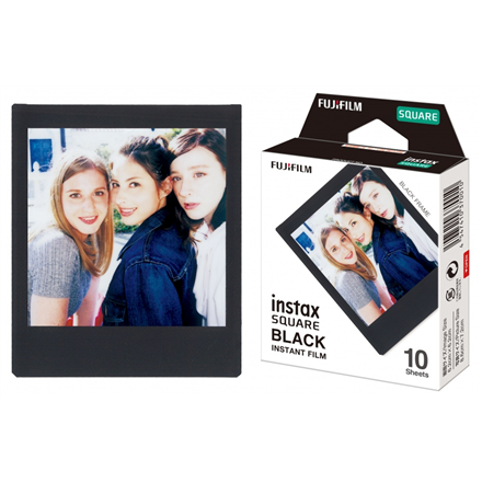 Fujifilm Instax Square 1x10 Black Frame