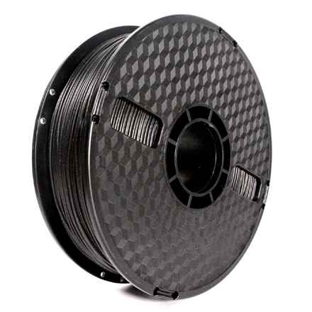 Filament Flashforge PLA « Three Galaxy » | 3DP-PLA-MX3-01-GBK | Diamètre 1,75 mm, bobine 1 kg | Noir