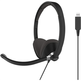 Koss  casques de communication usb  cs300  filaire  supra-auriculaire  microphone  antibruit  noir