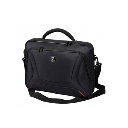 PORT DESIGNS | Courchevel | Fits up to size 15.6 " | Messenger - Briefcase | Black | Shoulder strap