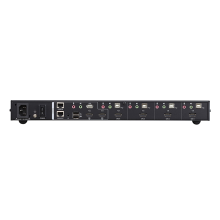 4-Port USB HDMI Multi-View KVMP Switch