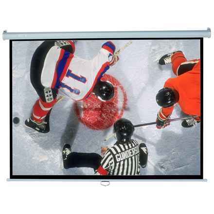 Store enrouleur ELITE SCREENS 120" (304,8 cm)/ 16:9/ 149,4 × 265,7 cm/ gain 1,1/ boîtier blanc