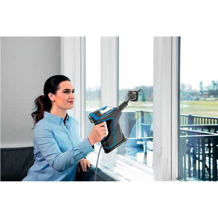 Nettoyeur vapeur vertical Bissell PowerFresh SlimSteam 1500 W Bleu, Titane