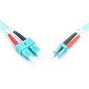 Patchcord światłowodowy FO LC-SC MM 50/125 OM3 duplex LSOH 2m-2