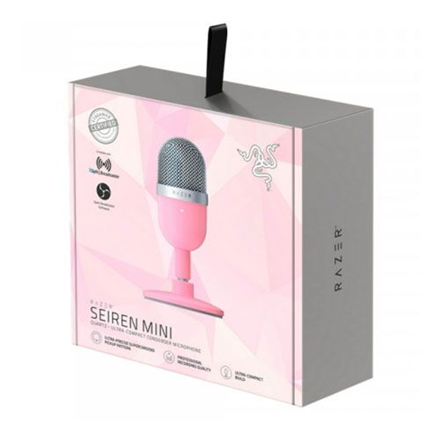 Razer mikrofon Seiren Mini, roosa