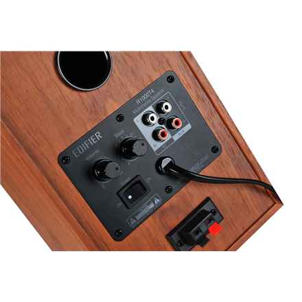 BOXE EDIFIER 2.0, RMS : 24 W (2 x 12 W), volume, basses, alimentation 220 V, noir « R1000T4-BK » (timbre vert 11,00 lei)