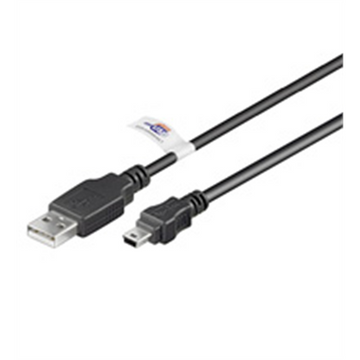 Logilink | USB MINI-B 5-pin 180 Cert 1.8m | USB-A to mini-USB Mini-USB B | USB A - 0