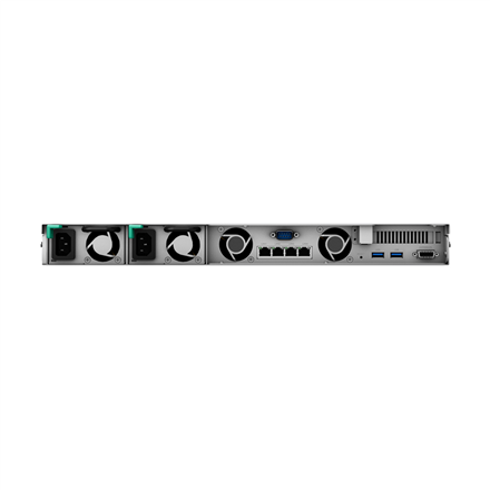 Synology | Rackstation | RS1619xs+ | up to 4 HDD/SSD Hot-Swap | Intel Xeon | Intel Xeon D-1527 Quad Core | Processor frequency 2.2 GHz | 8 GB | DDR4
