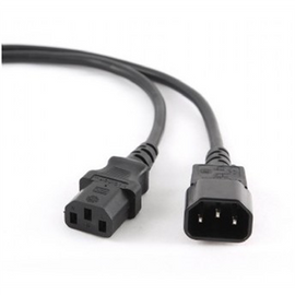Gembird PC-189 power cable Black C14 coupler - 0